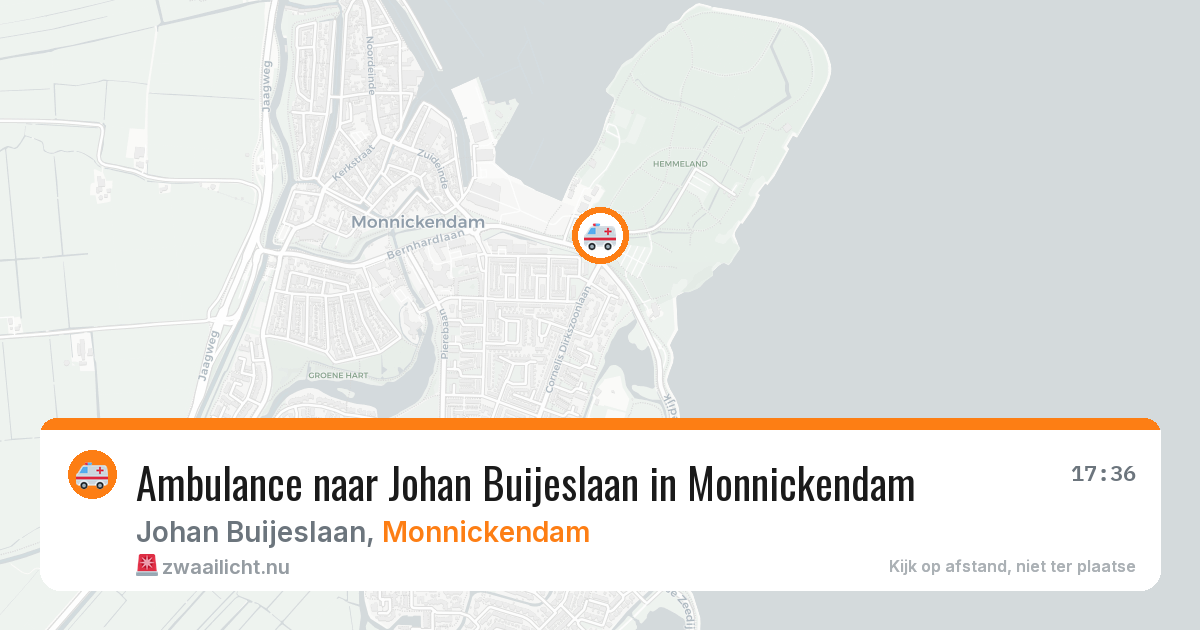 Ambulance naar Johan Buijeslaan in Monnickendam — 22 jul 2026