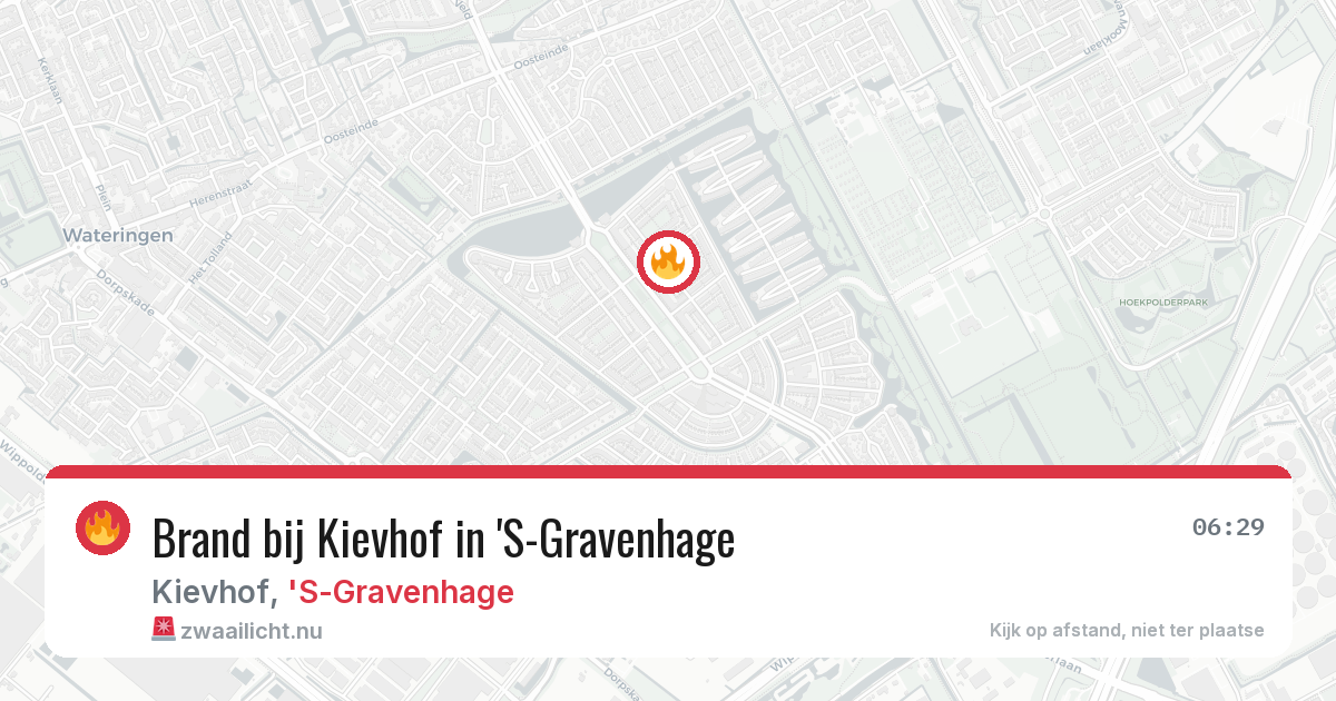 Brand bij Kievhof in 'S-Gravenhage — 11 jun 2026