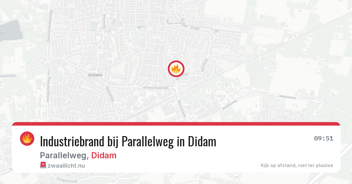 Industriebrand bij Parallelweg in Didam — 24 mei 2026