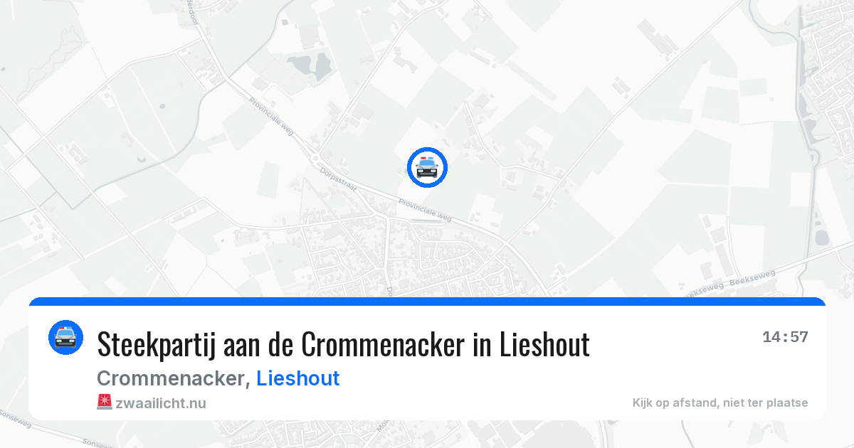 Steekpartij aan de Crommenacker in Lieshout — 21 jan 2026