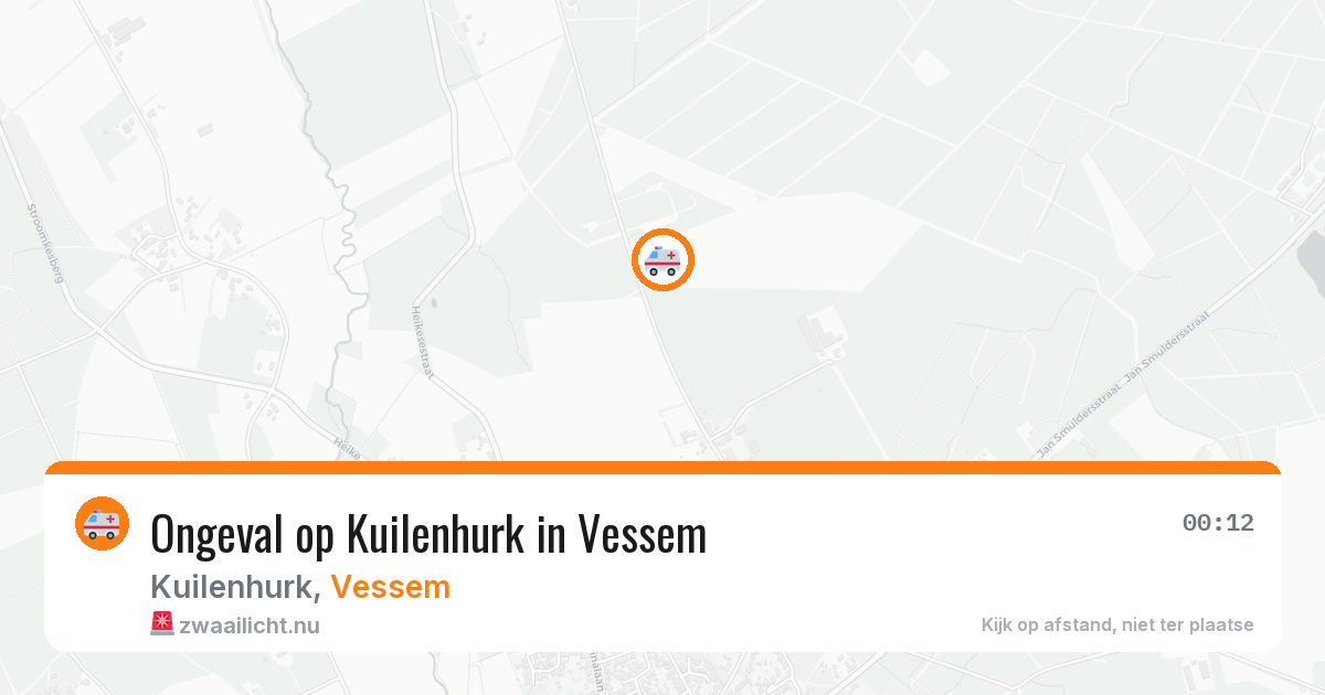 Ongeval op Kuilenhurk in Vessem — 21 apr 2026