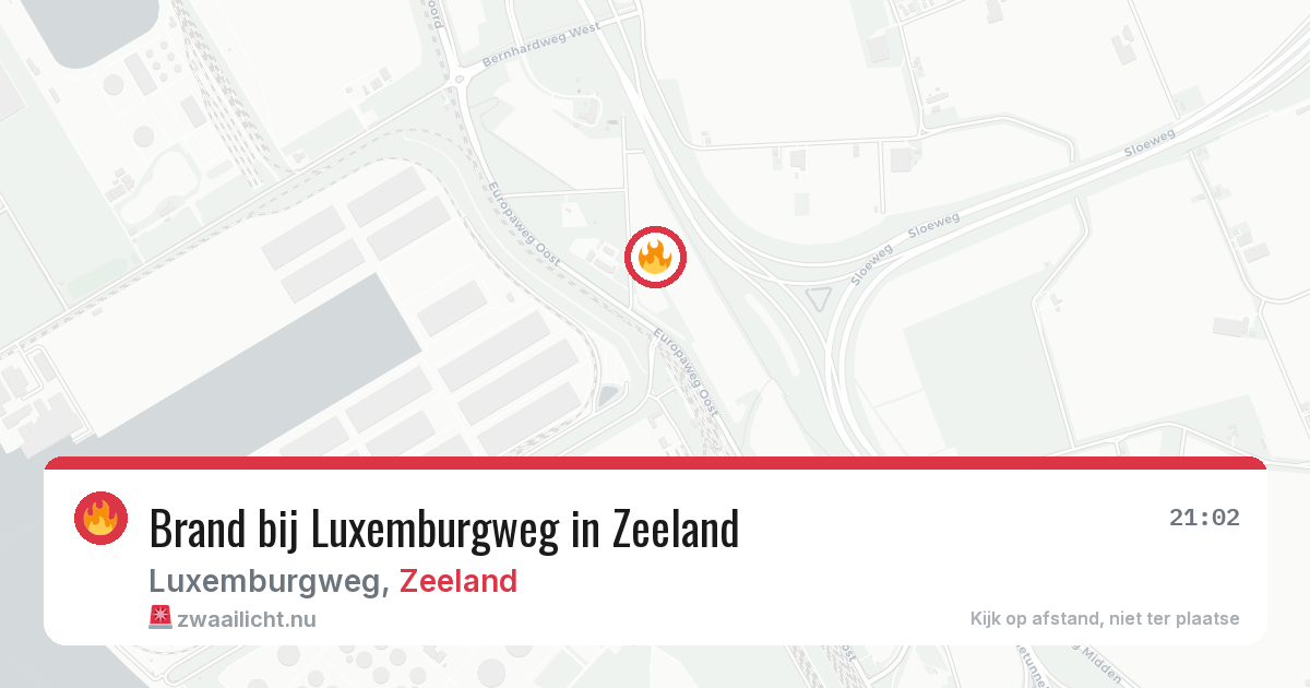 Brand bij Luxemburgweg in Zeeland — 1 apr 2026