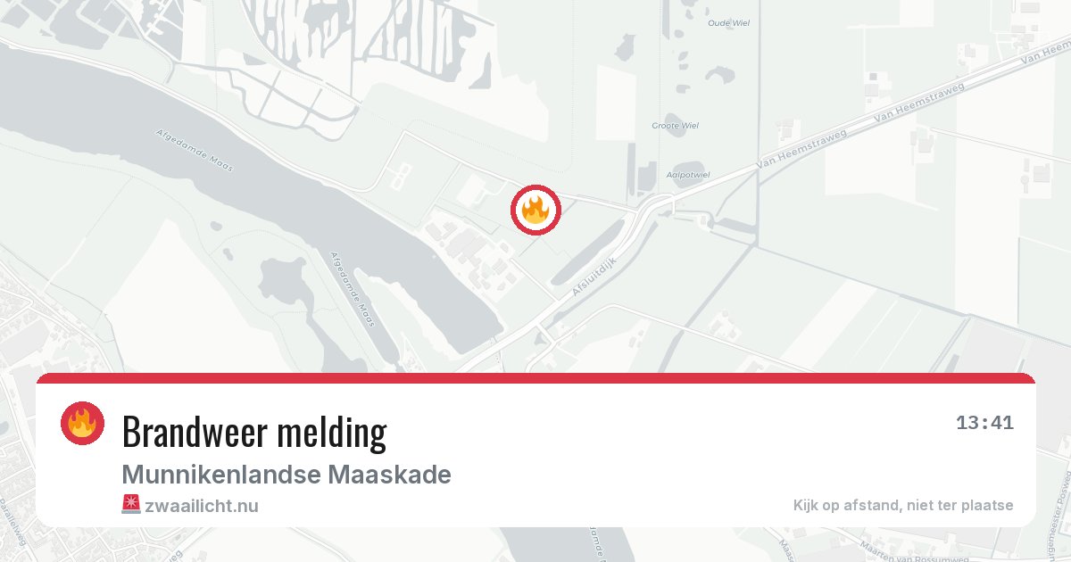 Brandweer melding — 17 apr 2026