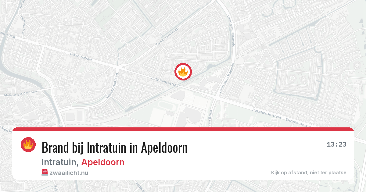 Brand bij Intratuin in Apeldoorn — 27 mei 2026