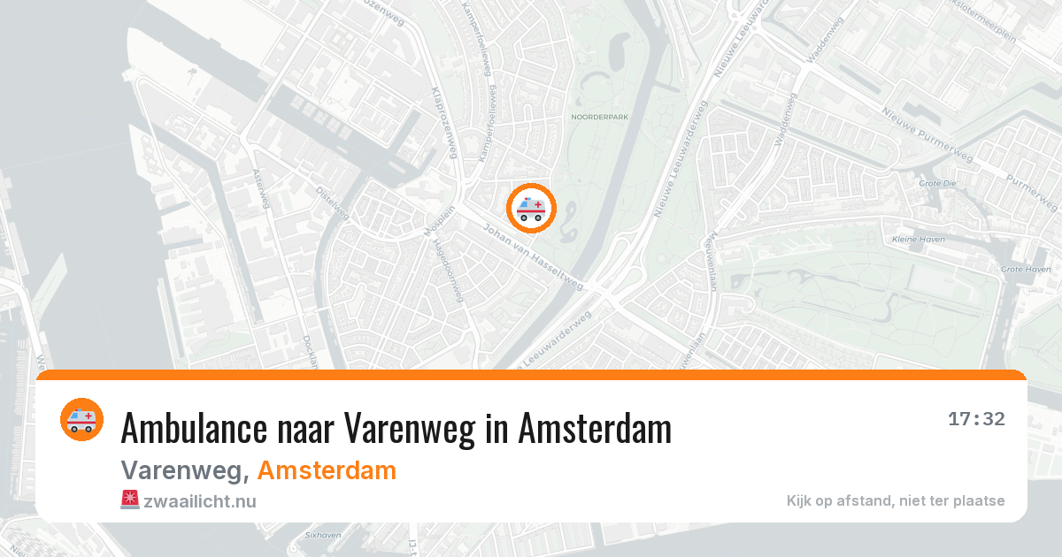 Ambulance naar Varenweg in Amsterdam — 26 jul 2026