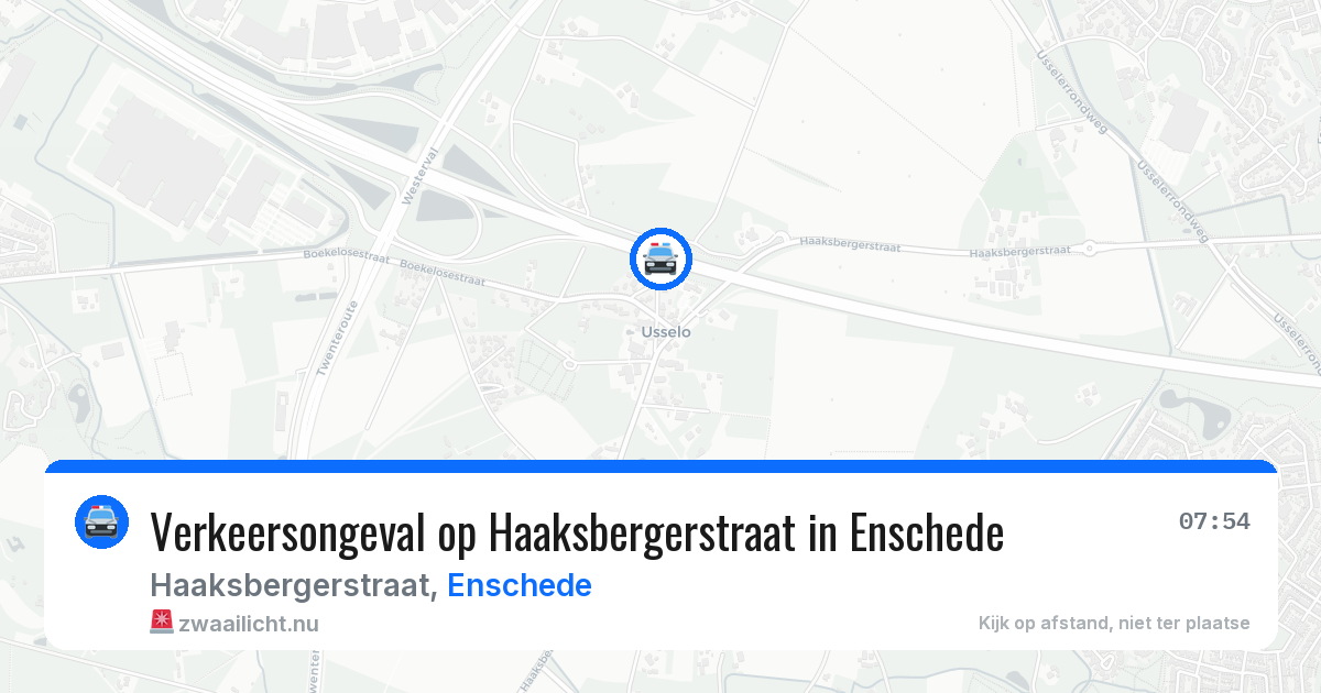 Verkeersongeval op Haaksbergerstraat in Enschede — 8 apr 2026