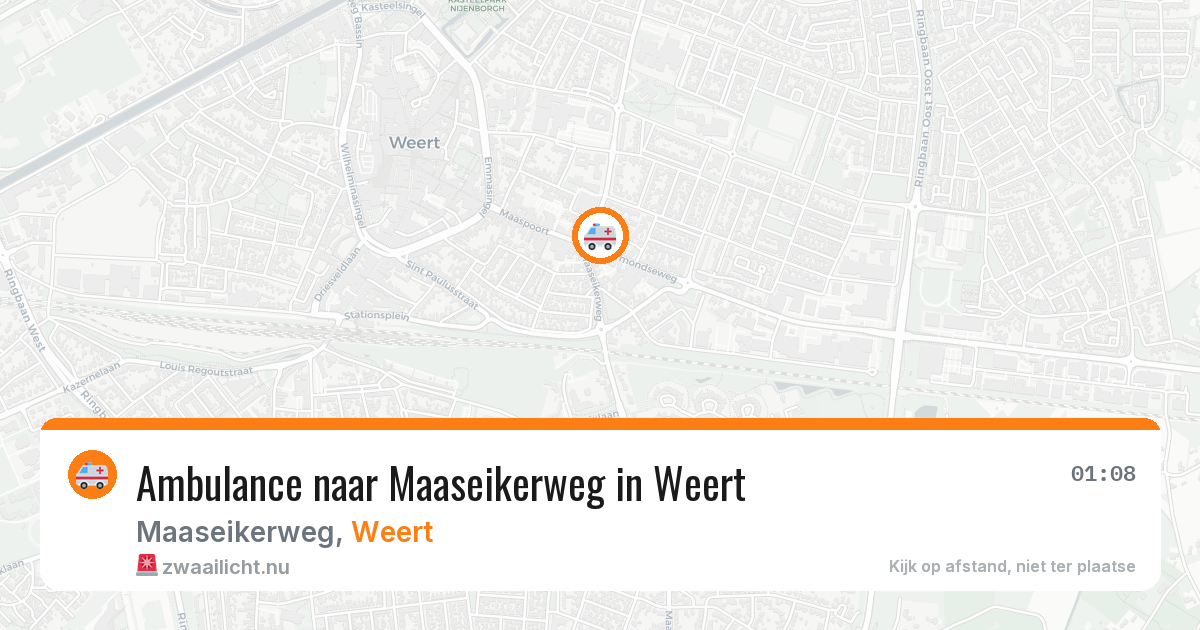 Ambulance naar Maaseikerweg in Weert — 5 jun 2026