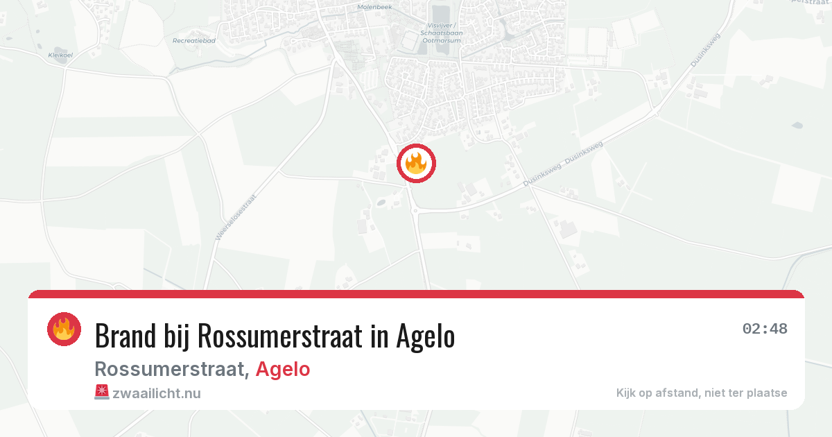 Brand bij Rossumerstraat in Agelo — 14 jul 2026