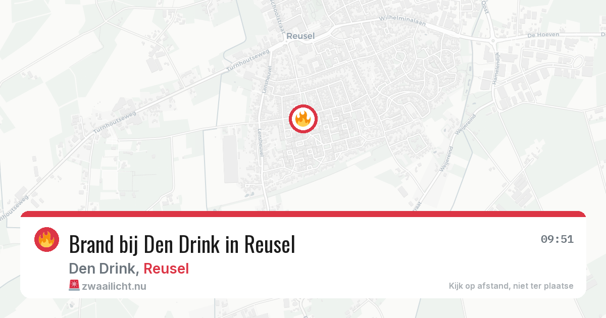 Brand bij Den Drink in Reusel — 1 apr 2026