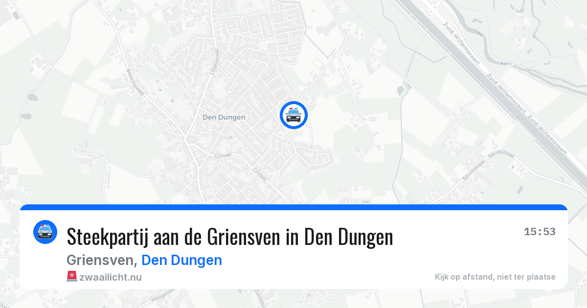 Steekpartij aan de Griensven in Den Dungen — 14 mrt 2026