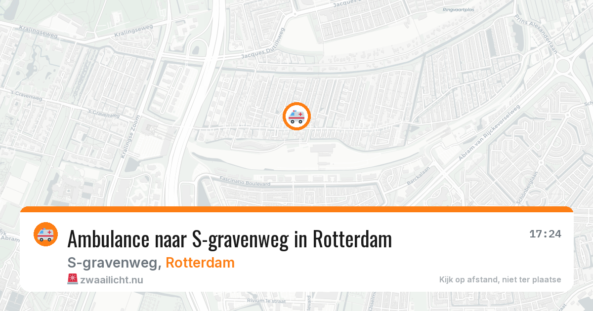 Ambulance naar S-gravenweg in Rotterdam — 2 jun 2026