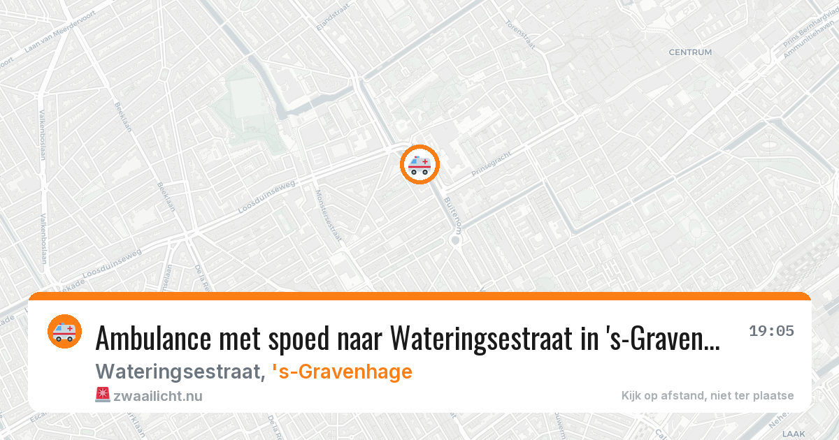 Ambulance met spoed naar Wateringsestraat in 's-Gravenhage — 12 feb 2026