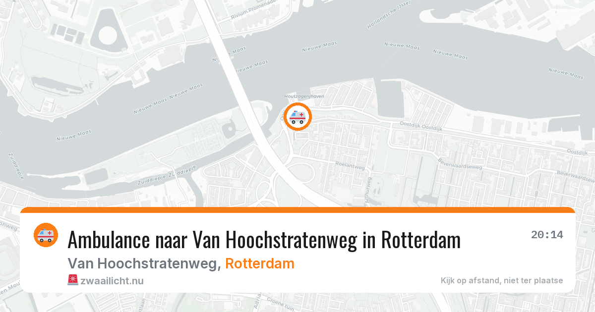 Ambulance naar Van Hoochstratenweg in Rotterdam — 22 mei 2026