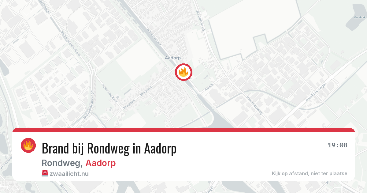 Brand bij Rondweg in Aadorp — 27 mei 2026