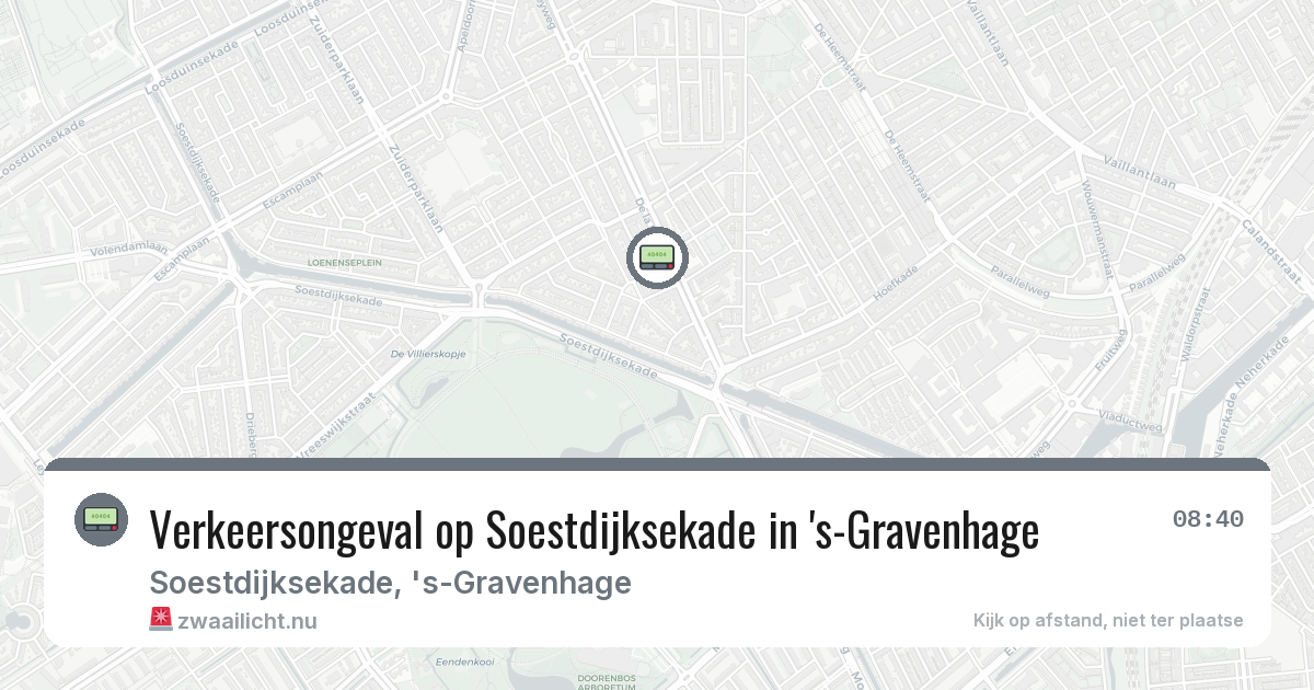 Verkeersongeval op Soestdijksekade in 's-Gravenhage — 11 feb 2026