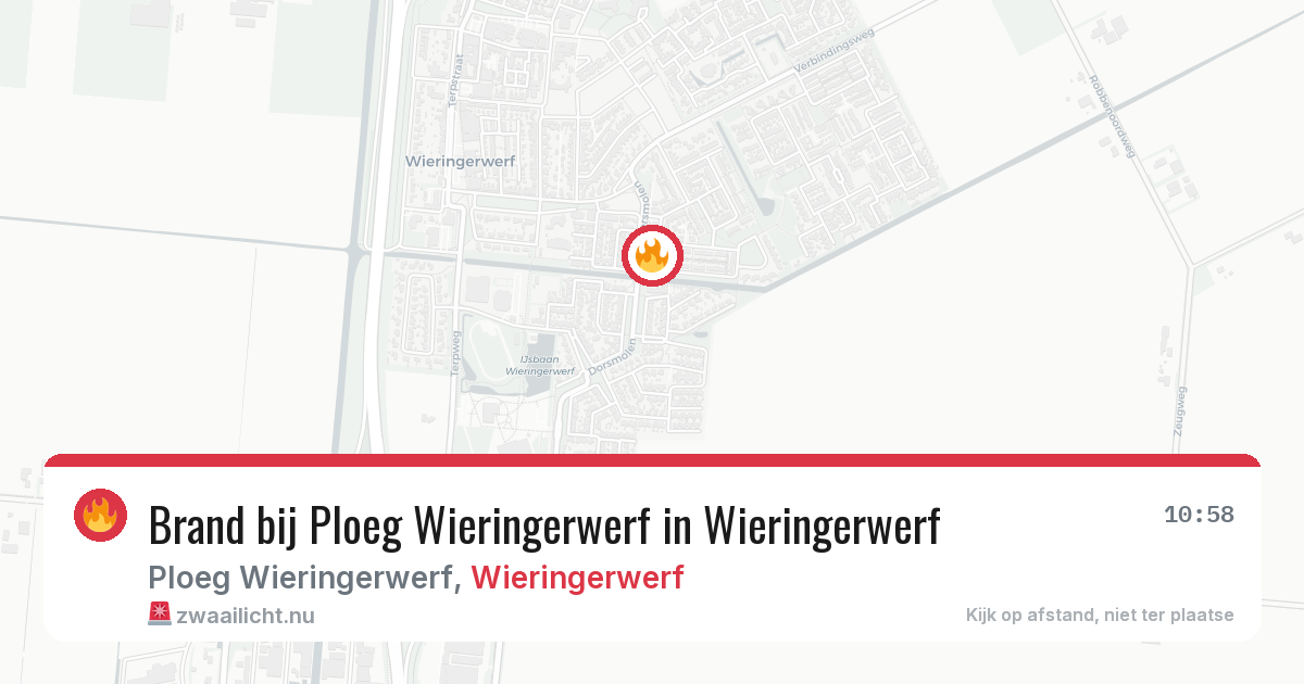 Brand bij Ploeg Wieringerwerf in Wieringerwerf — 27 mei 2026