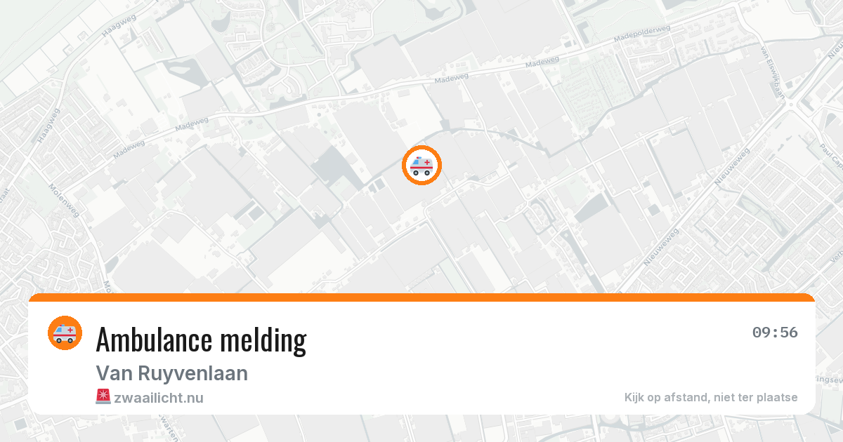 Ambulance melding — 26 jul 2026