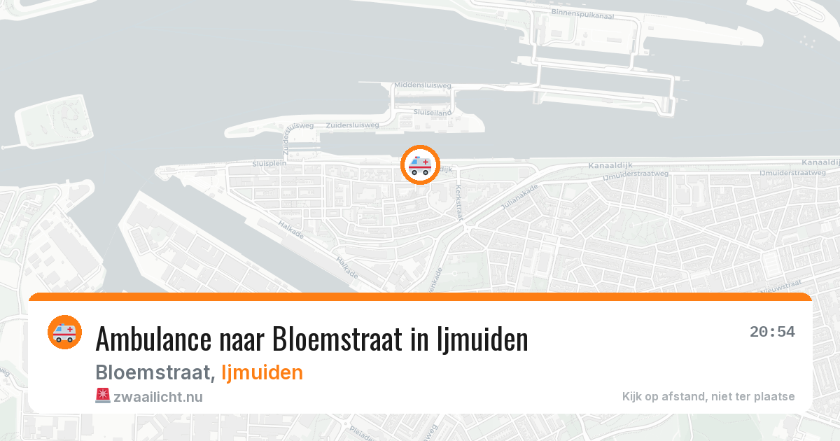 Ambulance naar Bloemstraat in Ijmuiden — 23 jul 2026