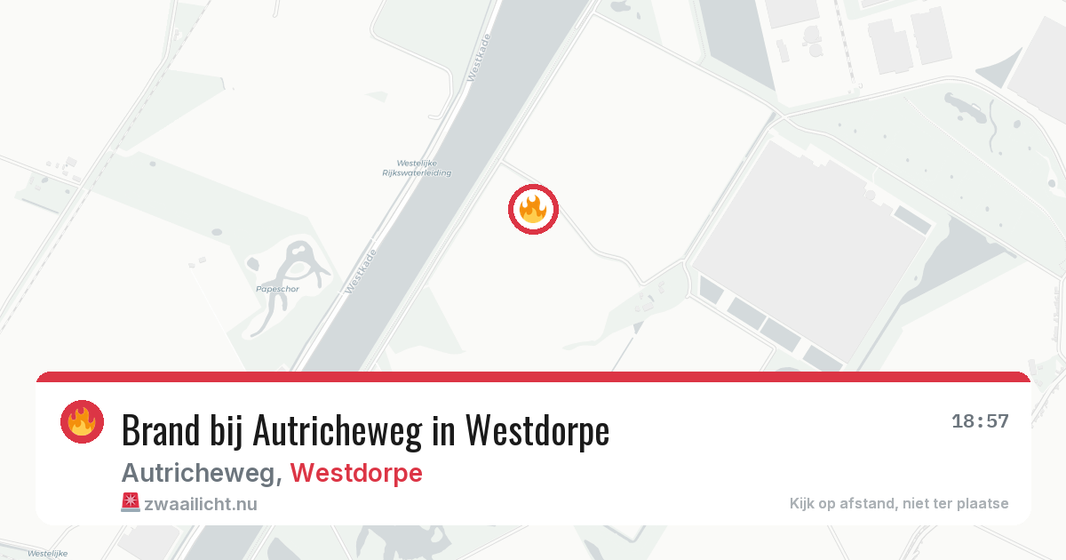 Brand bij Autricheweg in Westdorpe — 24 jul 2026