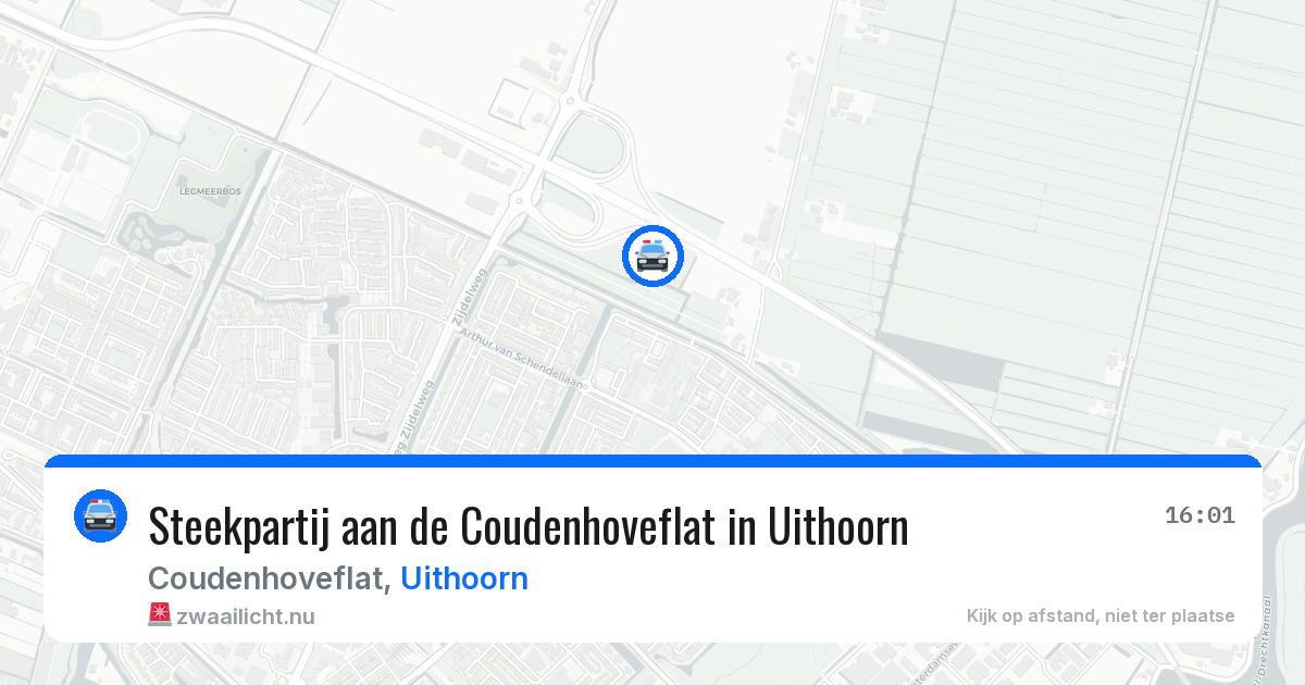 Steekpartij aan de Coudenhoveflat in Uithoorn — 20 apr 2026