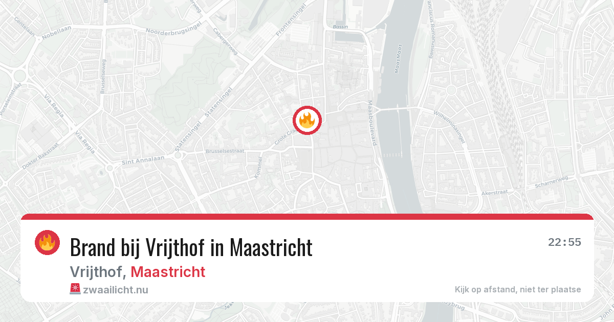 Brand bij Vrijthof in Maastricht — 28 mei 2026