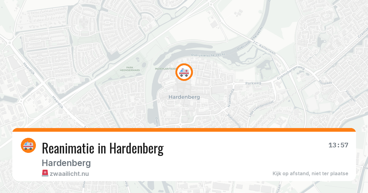 Reanimatie in Hardenberg — 30 apr 2026