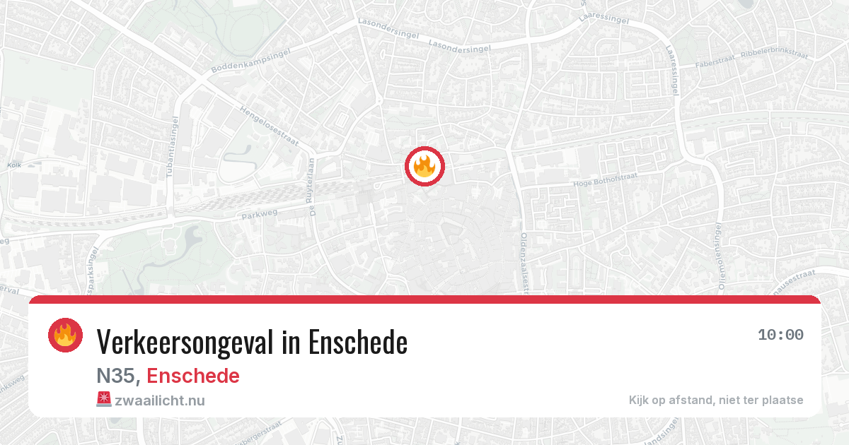 Verkeersongeval in Enschede — 1 jun 2026