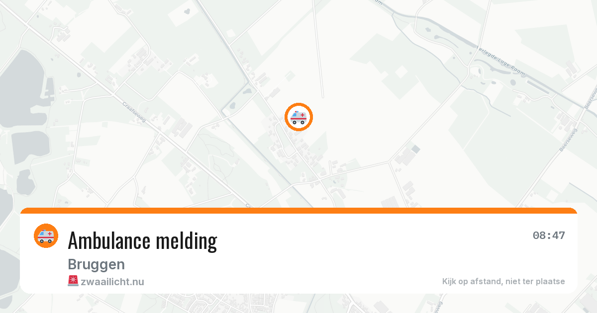 Ambulance melding — 1 jun 2026