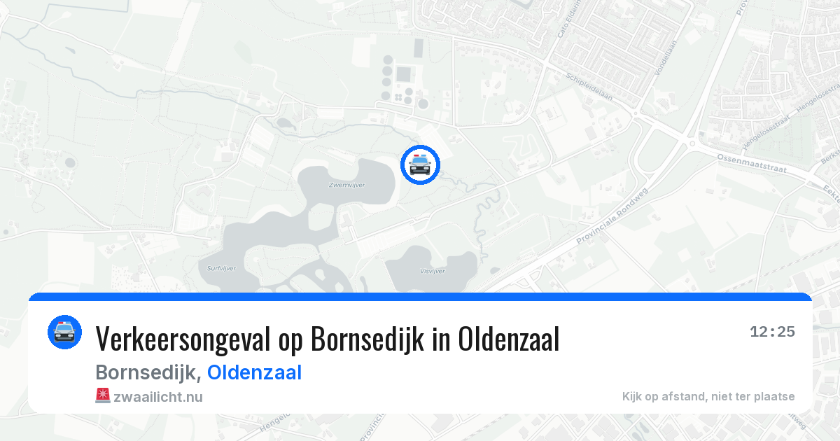 Verkeersongeval op Bornsedijk in Oldenzaal — 4 apr 2026