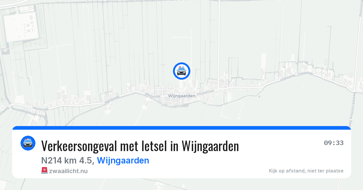 Verkeersongeval met letsel in Wijngaarden — 22 jan 2026