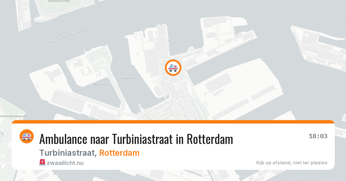 Ambulance naar Turbiniastraat in Rotterdam — 11 jul 2026