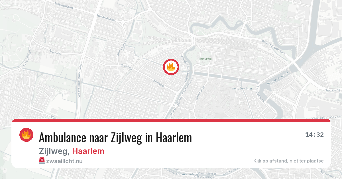 Ambulance naar Zijlweg in Haarlem — 20 jul 2026