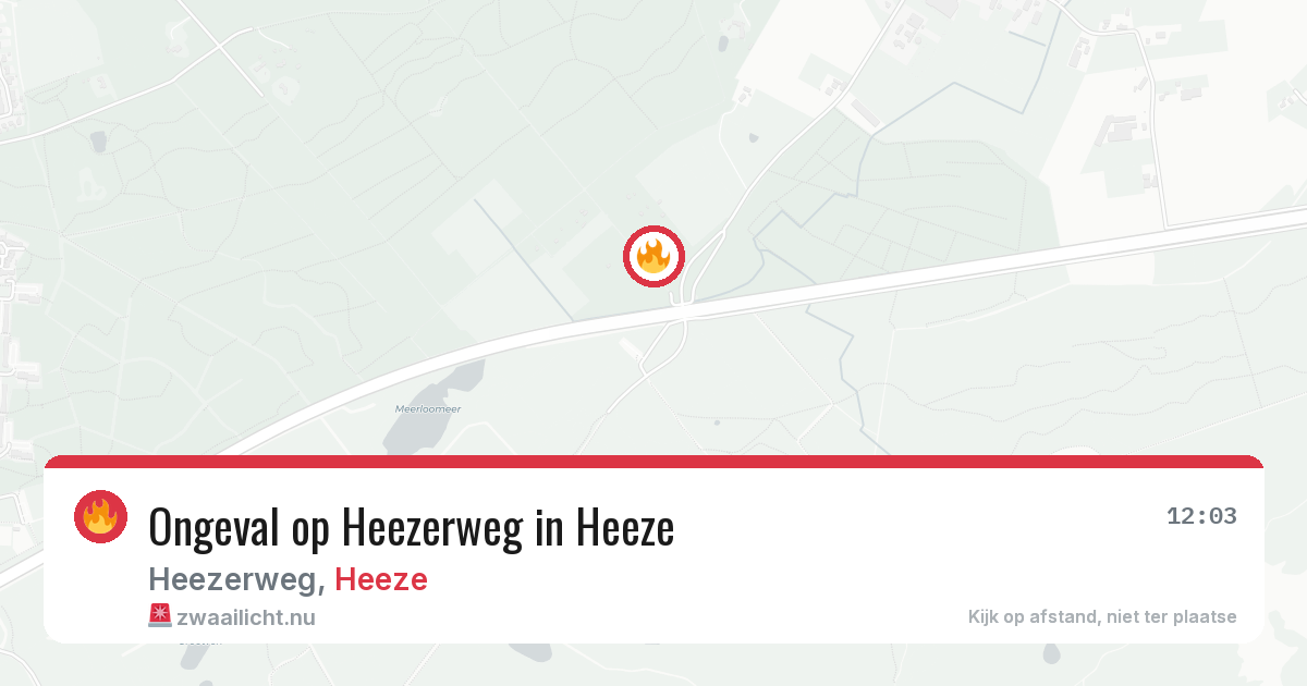 Ongeval op Heezerweg in Heeze — 6 jun 2026