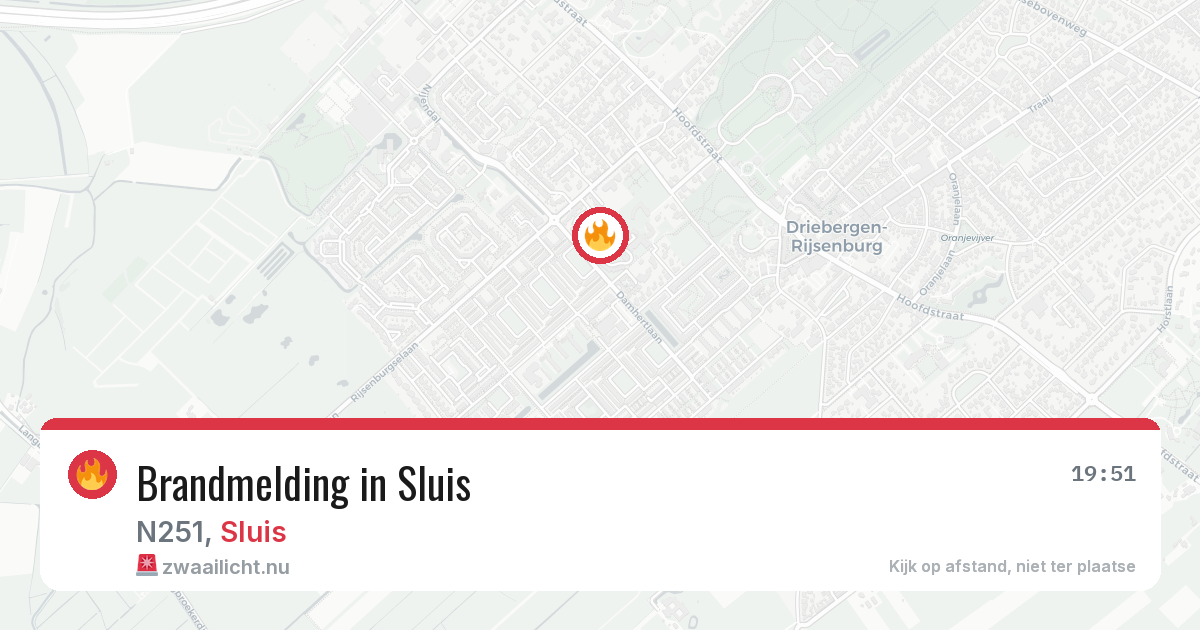 Brandmelding in Sluis — 6 apr 2026