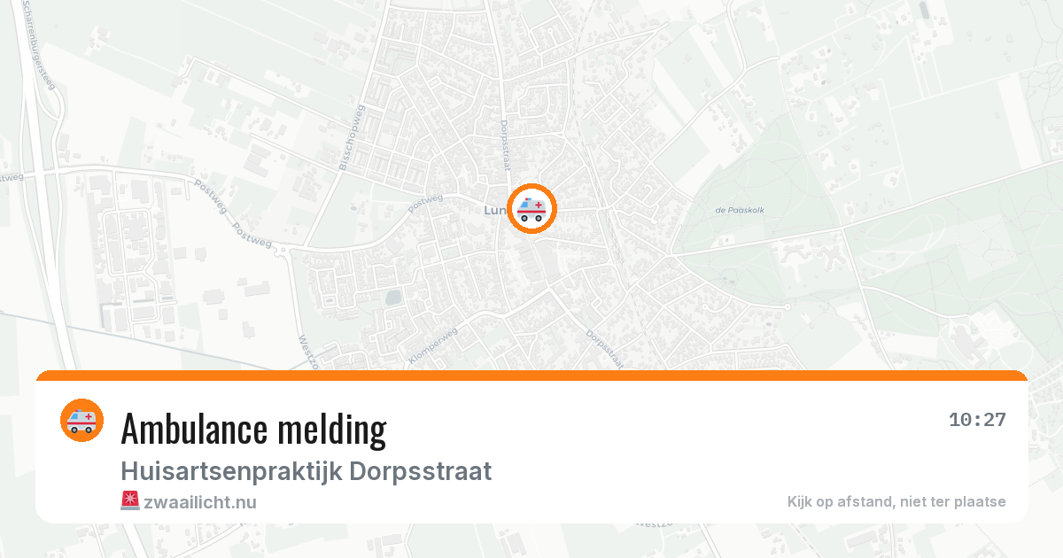 Ambulance melding — 10 feb 2026