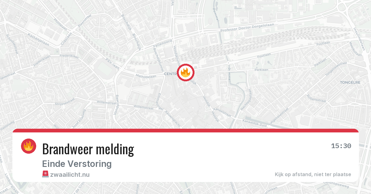 Brandweer melding — 1 apr 2026