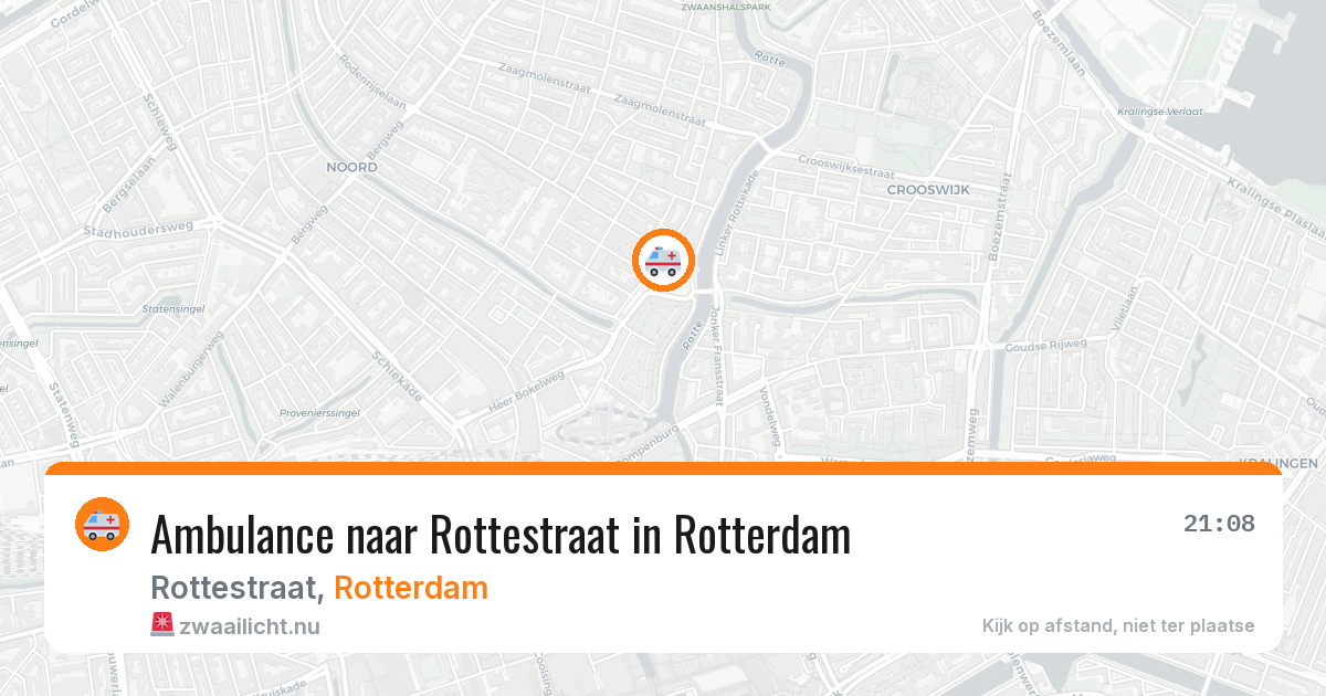 Ambulance naar Rottestraat in Rotterdam — 19 mrt 2026
