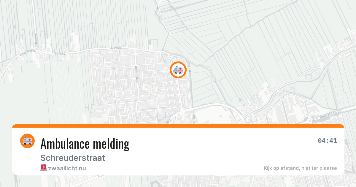 Ambulance melding — 23 jan 2026