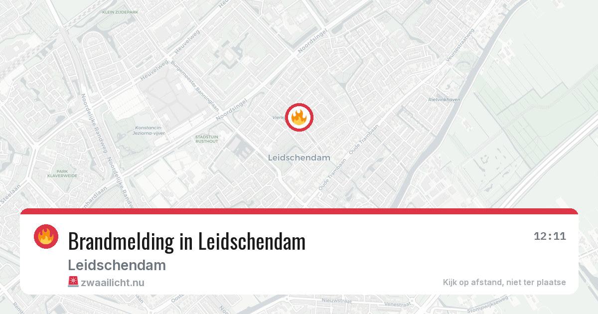 Brandmelding in Leidschendam — 13 mei 2026