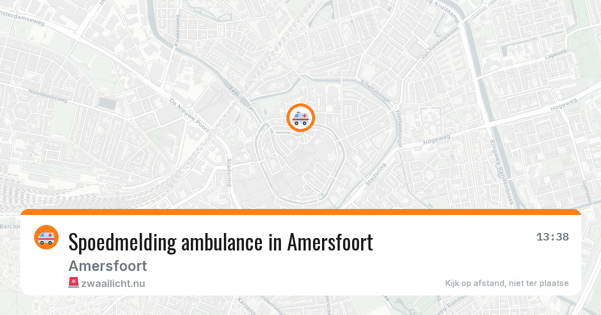 Spoedmelding ambulance in Amersfoort — 4 mrt 2026
