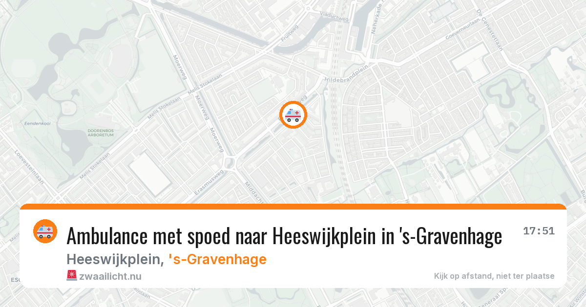 Ambulance met spoed naar Heeswijkplein in 's-Gravenhage — 19 jul 2026