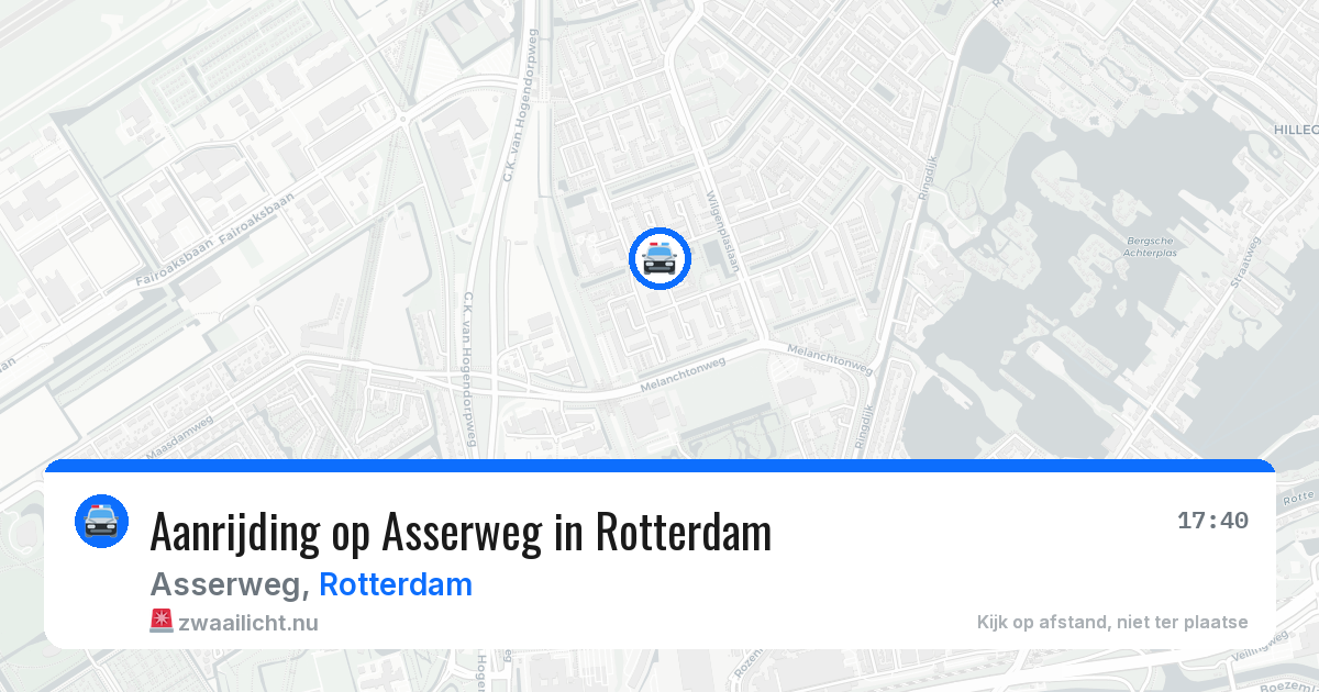 Aanrijding op Asserweg in Rotterdam — 22 mei 2026