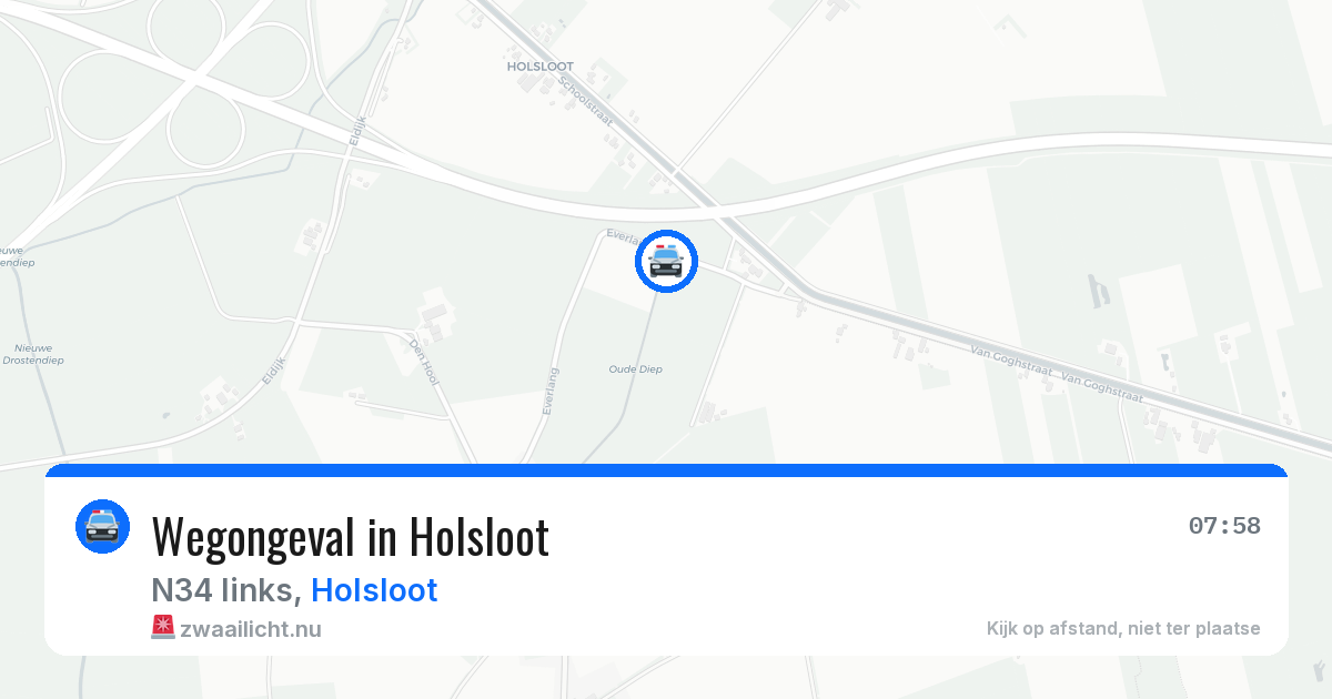 Wegongeval in Holsloot — 26 mei 2026