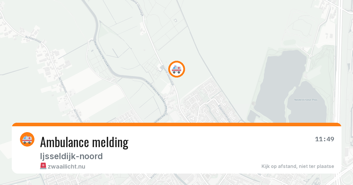 Ambulance melding — 4 apr 2026