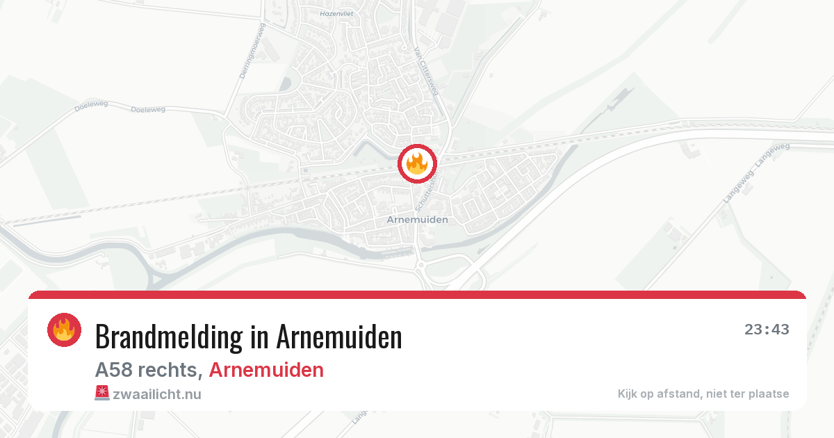 Brandmelding in Arnemuiden — 18 jul 2026