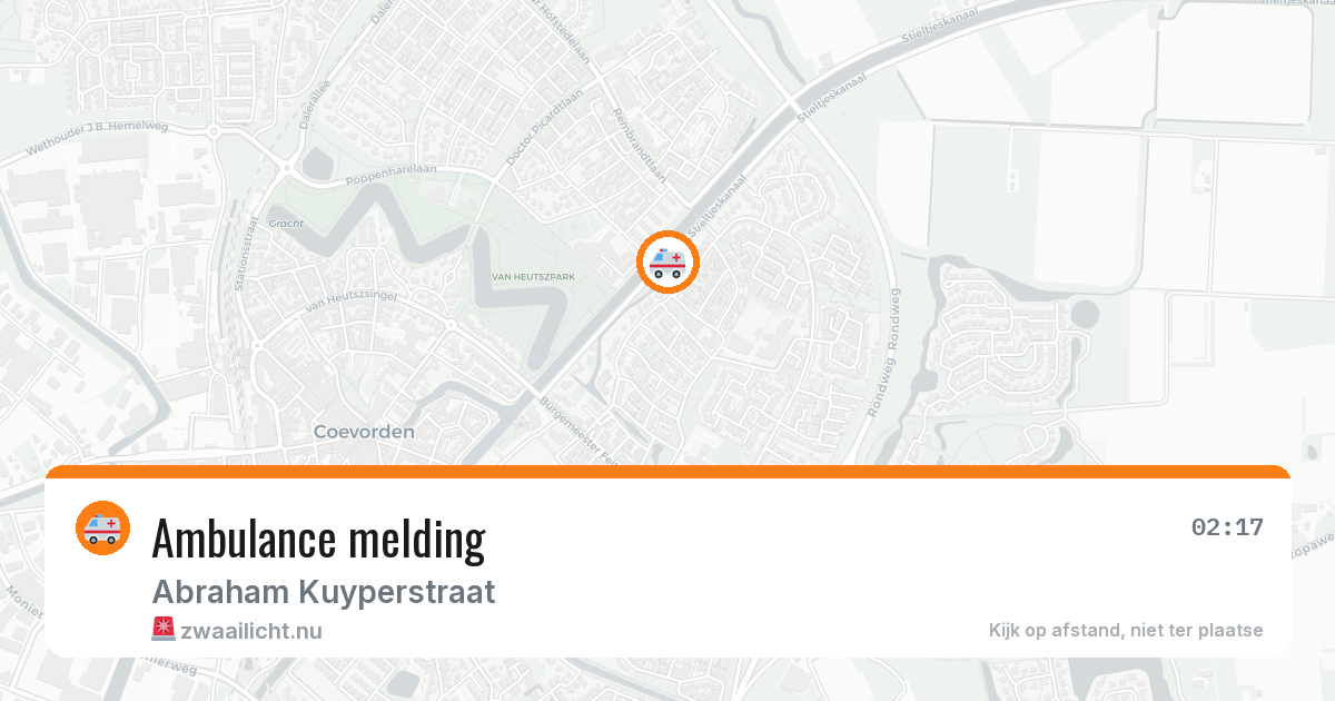 Ambulance melding — 22 jan 2026