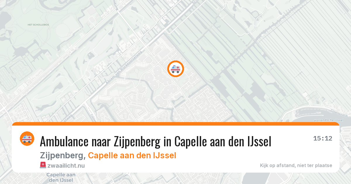 Ambulance naar Zijpenberg in Capelle aan den IJssel — 21 jul 2026