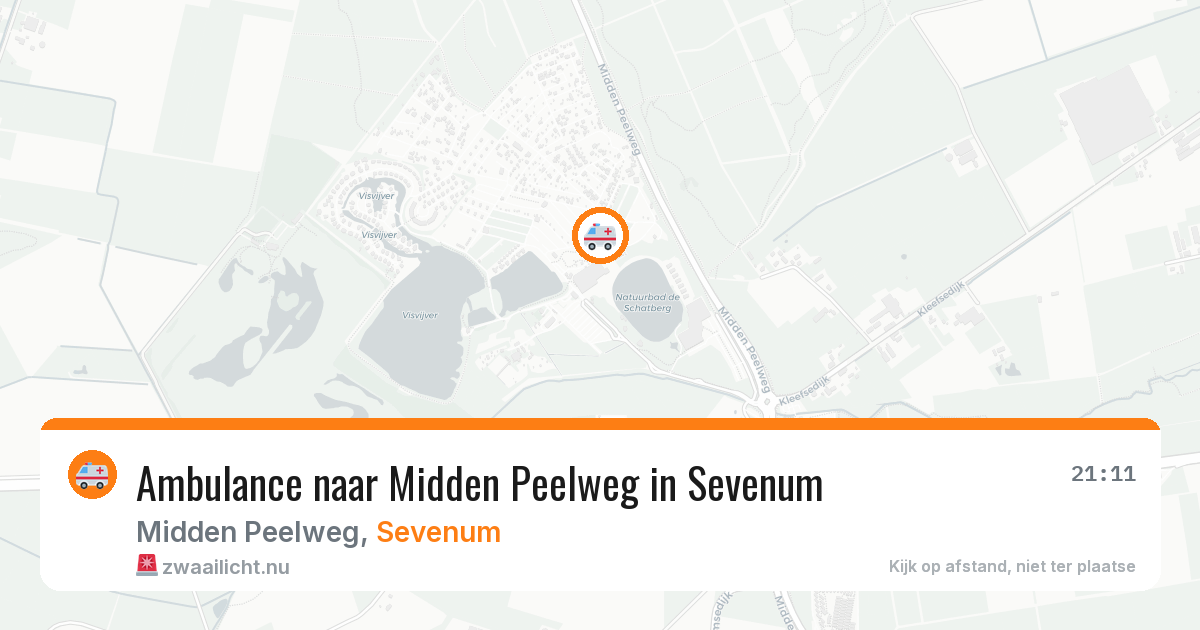 Ambulance naar Midden Peelweg in Sevenum — 17 jul 2026
