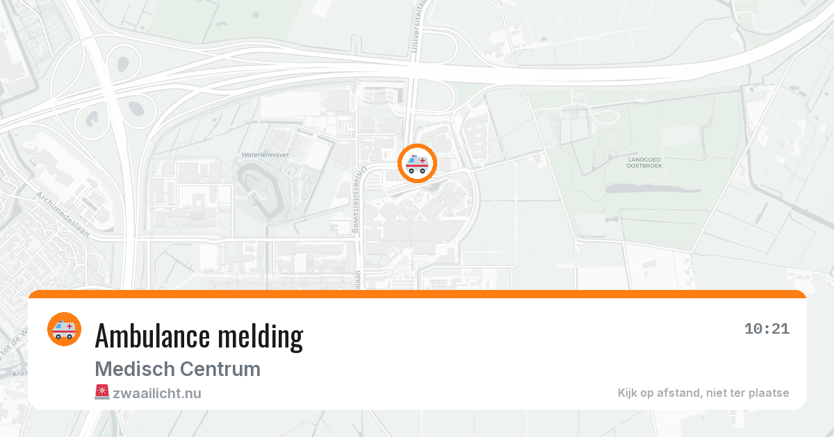 Ambulance melding — 15 jun 2026
