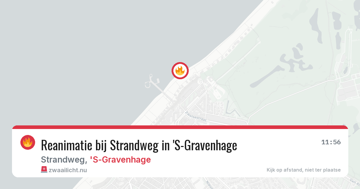 Reanimatie bij Strandweg in 'S-Gravenhage — 6 jun 2026